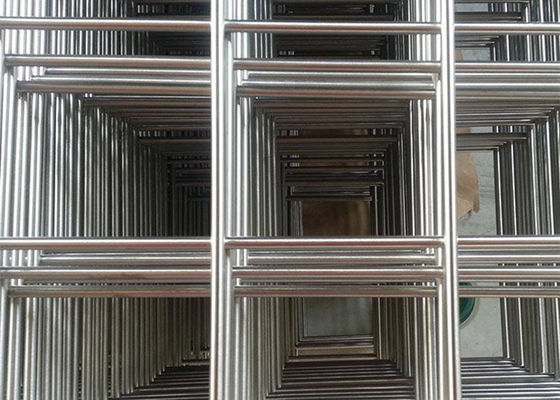 Panel Pagar Las Custom Hot Dip Galvanized Steel Wire Mesh 8ft X 4ft Untuk Bangunan