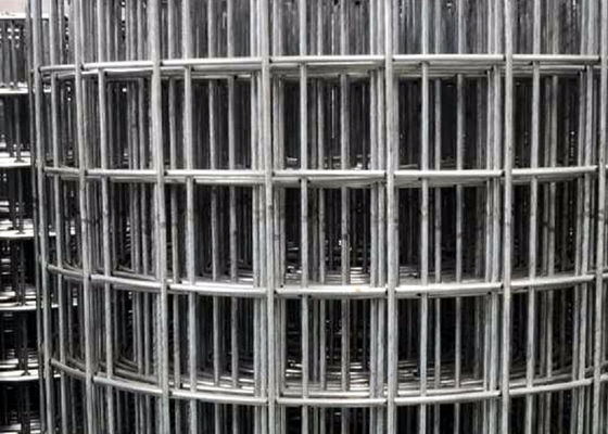Galvanized Wire Mesh Welded Fence Roll 1/2 Inch Square Length 30m-50m BWG12 BWG27 Wire Gauge