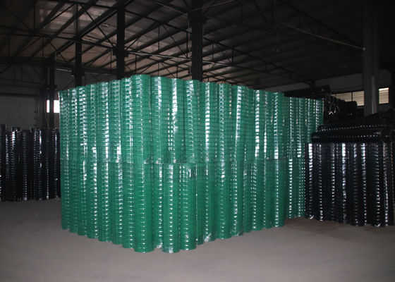 Light Green PVC Coated Square Hole 3mm Welded Wire Mesh Low Carbon Steel Q195