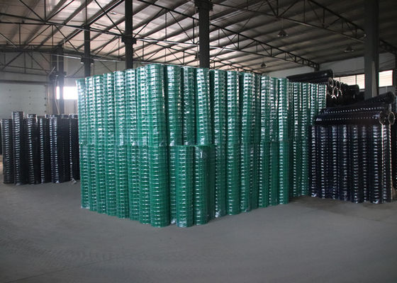 Customizable Green PVC Coated Welded Wire Mesh Rolls Low Carbon Steel Q195 Free Samples