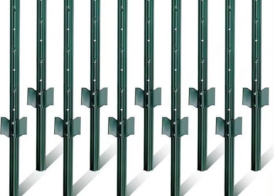 6 Ft Galvanizli Çelik T Çit Taşı Yırtıcıları Dışarıda Tutun Ve Çitle Tüm Tel Ağı Engellerine Uyum Verin