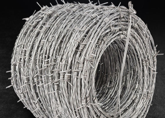 Zinc Coated Barbed Wire Fence Roll 1.6-3.2mm Diameter for Fencing