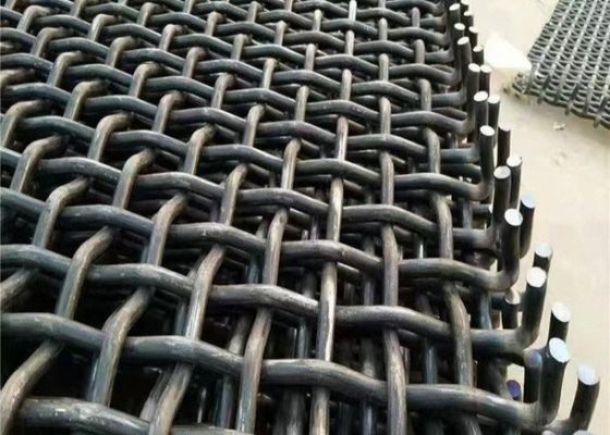 Woven Vibrating Screen Crimped Wire Mesh For Mining Quarry Screen Mesh
