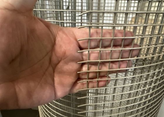 Stainless Steel Square Mesh Welded Iron Wire Mesh Fence Roll For Breed Animal