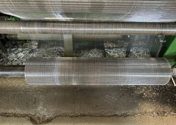 Bright Stainless Steel Wire Mesh Durable For Pallet Packing Steel Mesh Rolls