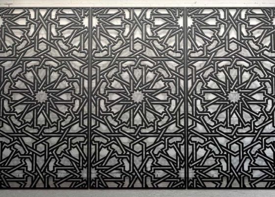 Decorative Stainless Steel Ceiling Panel with Customizable Perforated Patterns