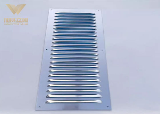 Ventilation 304 Stainless Perforated Sheet SS Louver Punching Metal Gutters Mesh Plate