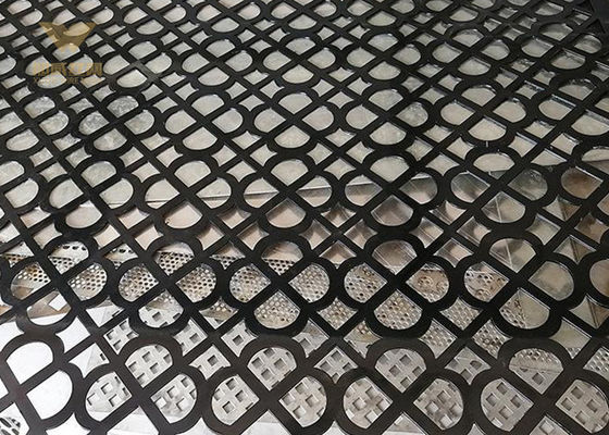 Round Hole Square Perforated Aluminum Sheet For Building Facade