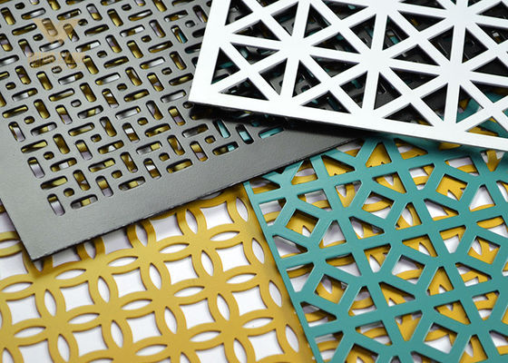 Exterior Metal Wall Facade Perforated Plate Ss 304 Panel 1mm