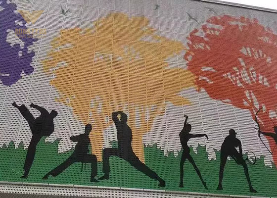 Duurzaam geperforeerd aluminiumplaat Decoratieve corrosiebestendig