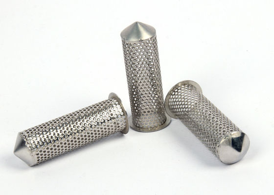 304 Stainless Steel Perforated Cylindrical Tubes For Hotels Industry Filter